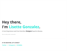 Tablet Screenshot of lisettedesign.com